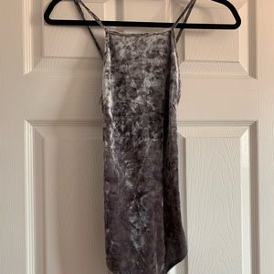 Forever 21 velvet body suit